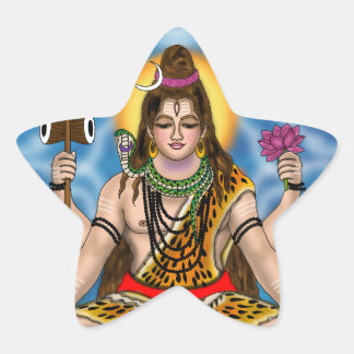 Lord Shiva Star Sticker