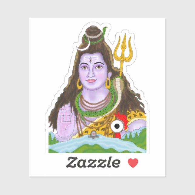 Lord Shiva Sticker (Sheet)