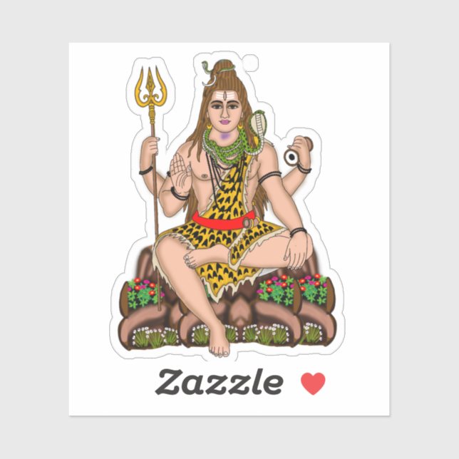 Lord Shiva Stickers (Sheet)