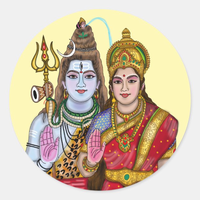 Lord Shiva Stickers (Front)