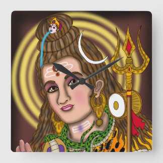 Lord Shiva Wall Clock