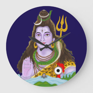 Lord Shiva Wall Clock