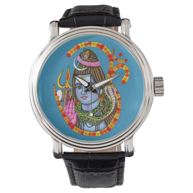 Lord Shiva Wall Clock Watch (Front)