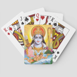 Lord Shree Ram Hindu Religion Playing Cards