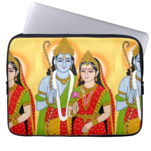 Lord Sita Ram Laptop Case – Divine Protection for