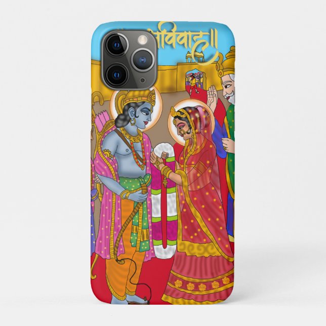 Lord Sita Ram Phone Cover (Back)