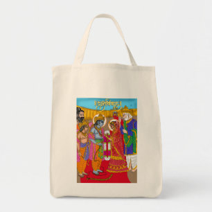 Lord Sita Ram Phone Cover Tote Bag