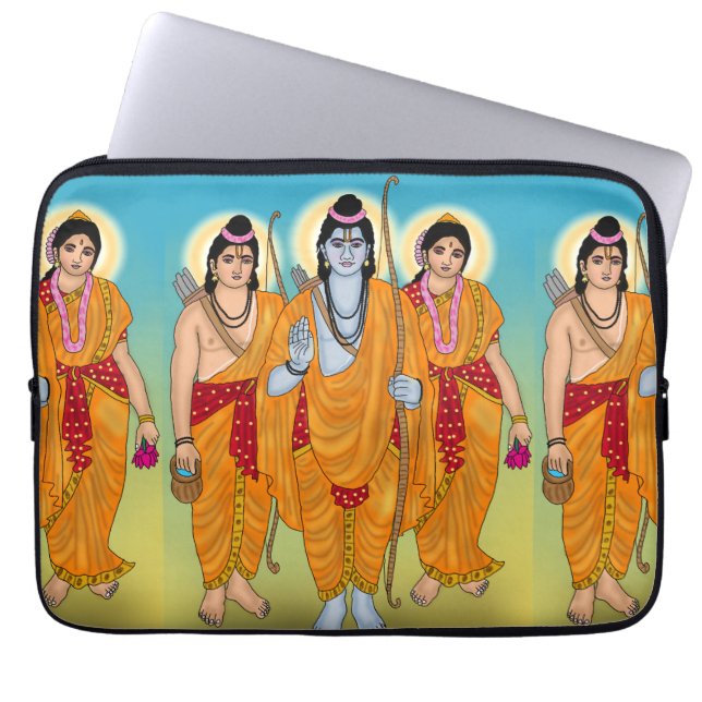 Lord Sitaram Laptop Case (Front)