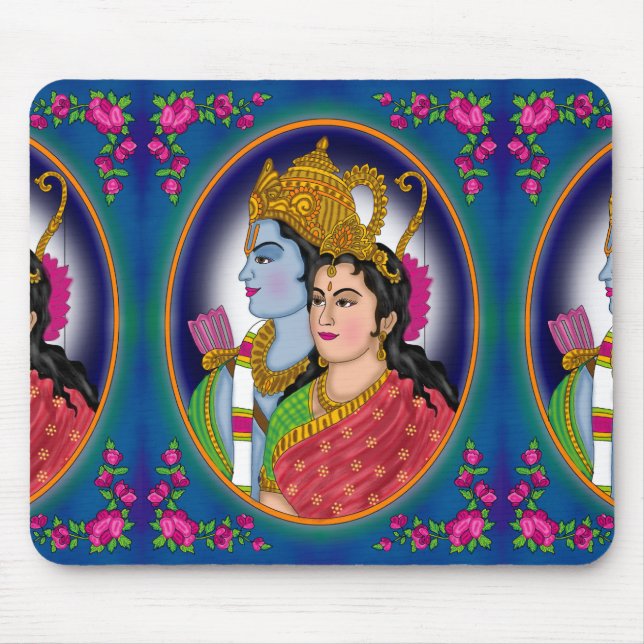 Lord SitaRam Mouse Pad (Front)