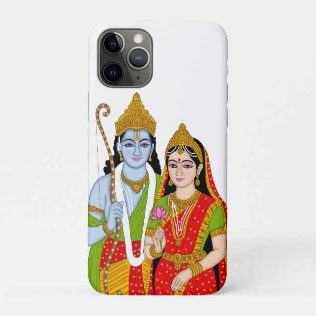 Lord SitaRam Phone Case – Divine Protection & Eleg (Back)