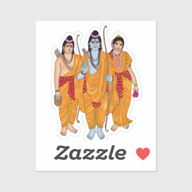 Lord Sitaram Sticker (Sheet)
