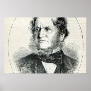 Lord Stanley after a photograph Poster