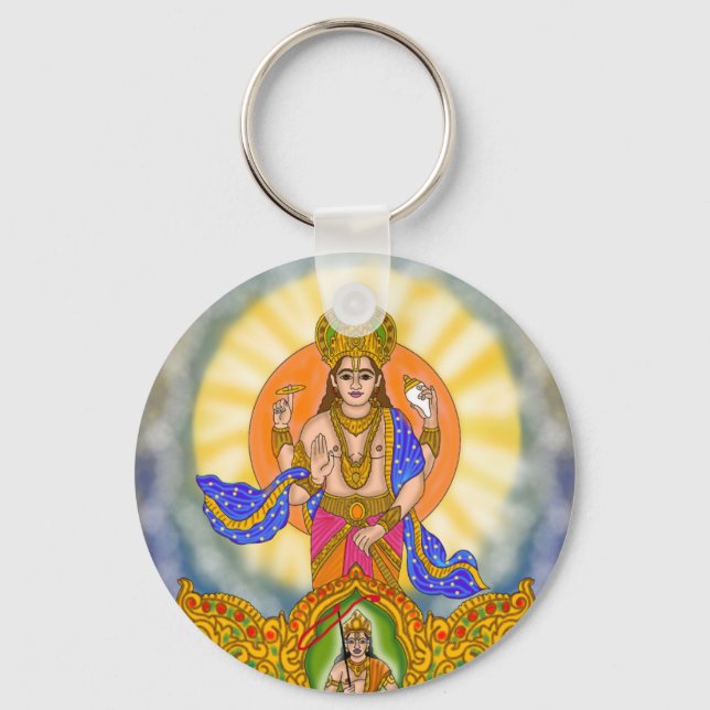 Lord Surya Keychain (Front)