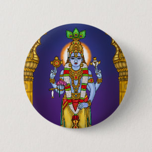 Lord Vishnu Button