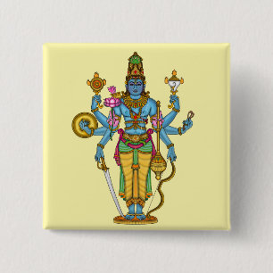 Lord Vishnu Button