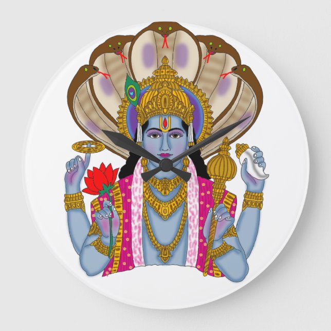 Lord Vishnu Clock (Front)
