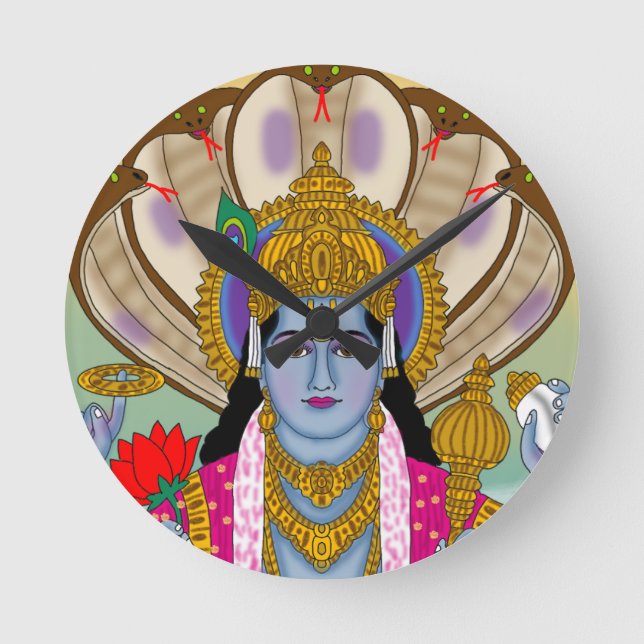 Lord Vishnu Clock (Front)
