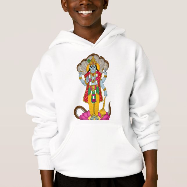 Lord Vishnu Hoodie (Front)