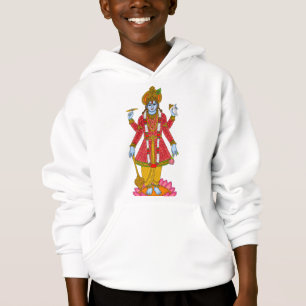 Lord Vishnu Hoodie – Divine Casual Wear for Everyd