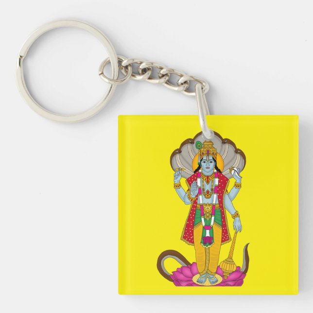 Lord Vishnu Keychain (Front)