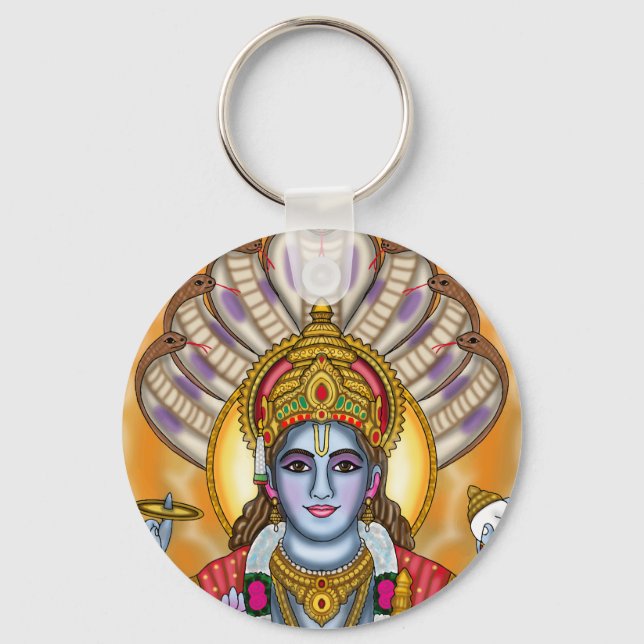Lord Vishnu Keychain (Front)