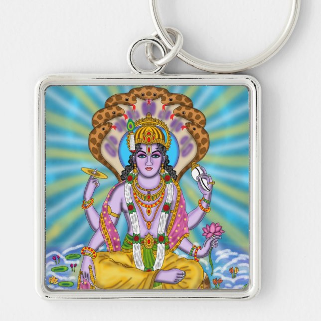 Lord Vishnu Keychain (Front)