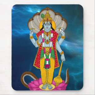 Lord Vishnu Mouse Mat
