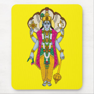 Lord Vishnu Mouse Pad