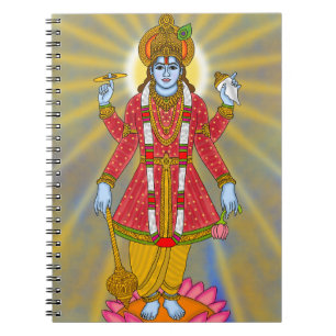 Lord Vishnu notebook