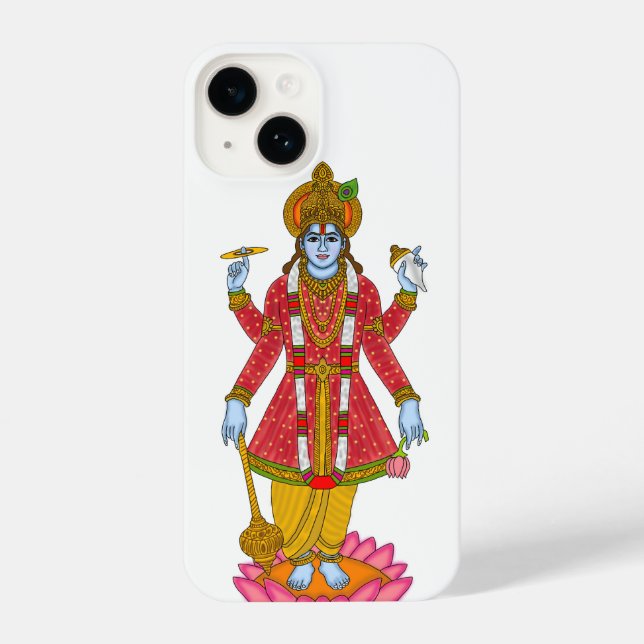 Lord Vishnu Phone Case (Back)