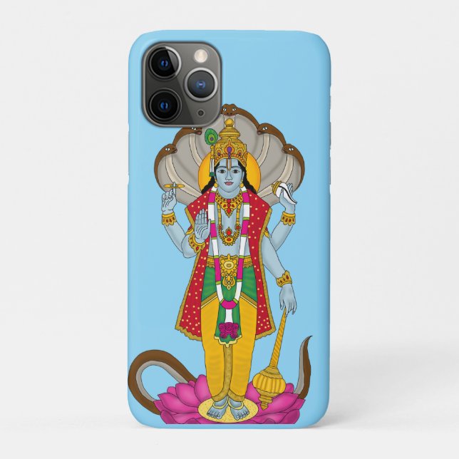 Lord Vishnu Phone Cover (Back)