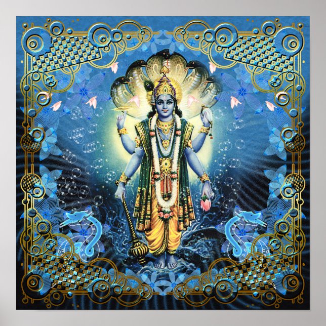 Lord Vishnu - Poster (Front)