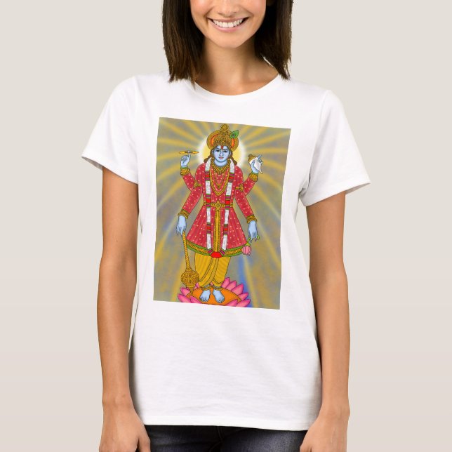 Lord Vishnu T-Shirt | Divine Casual Wear | Spiritu (Front)