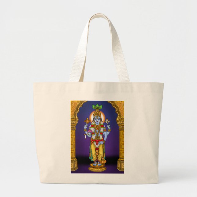 Lord Vishnu Tote Bag (Front)