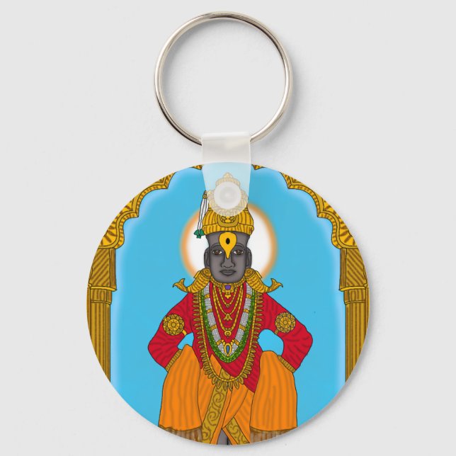 Lord Vitthal Keychain (Front)