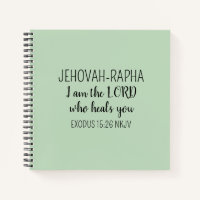 Lord Who Heals Light Green Simple Christian