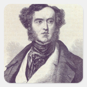 Lord William George Cavendish Bentinck 2 Square Sticker