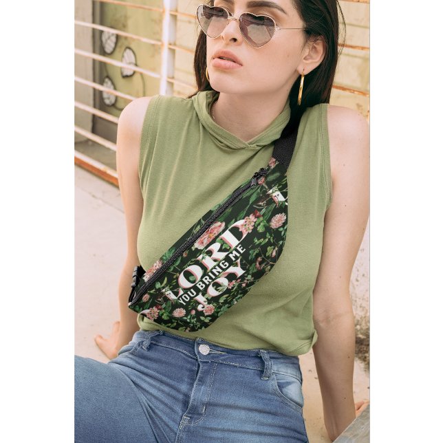 Lord You Bring Me Joy Floral Christian Bum Bags (Creator Uploaded)