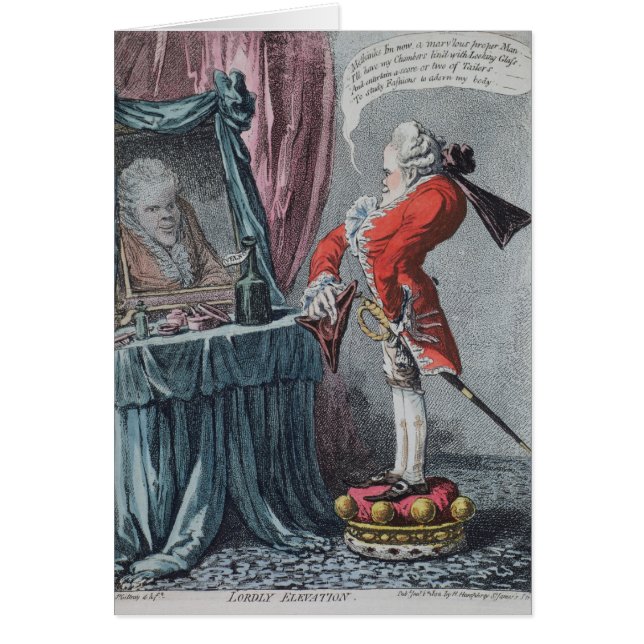 Lordly Elevation, pub. by Hannah Humphrey, 1802 (Front)