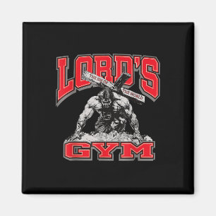 Lords Gym Bench Press The Sin Of The World, Christ Magnet
