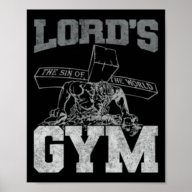 Lords Gym - Lord's The Sin Of World Jesus 2  Poster (Front)