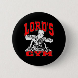 Lords Gym - Lord's The Sin Of World Jesus 6 Cm Round Badge