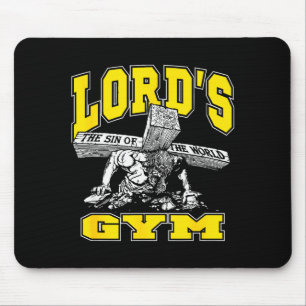 Lords Gym - Lord's The Sin Of World Jesus  Mouse Mat