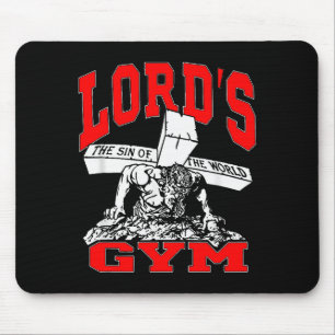 Lords Gym - Lord's The Sin Of World Jesus  Mouse Mat