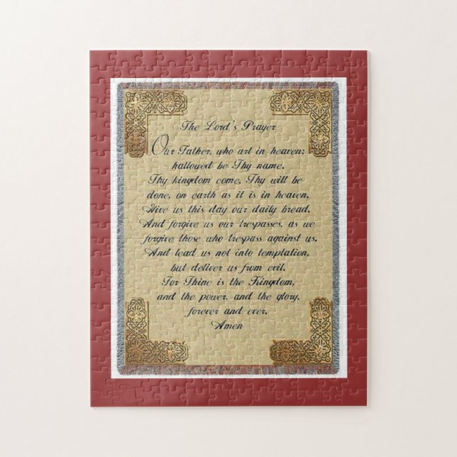 Lords Prayer 18 x 14 Puzzle (Vertical)
