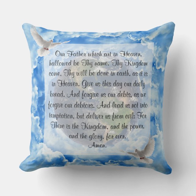 Lord's Prayer  Cushion (Front)
