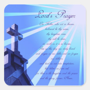 Lord's Prayer Design Stickers