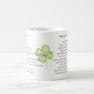 Lord's Prayer English & Gaelic Coffee Mug