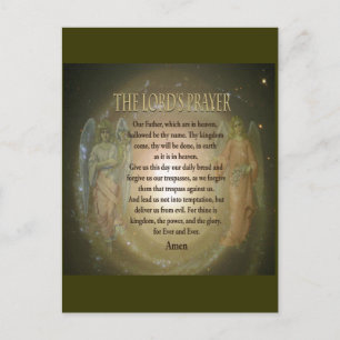 Lord's Prayer Postcard