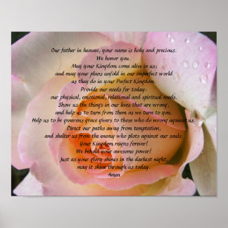 Lord's Prayer Poster